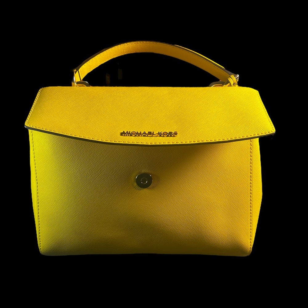 Yellow Michael Kors Purse